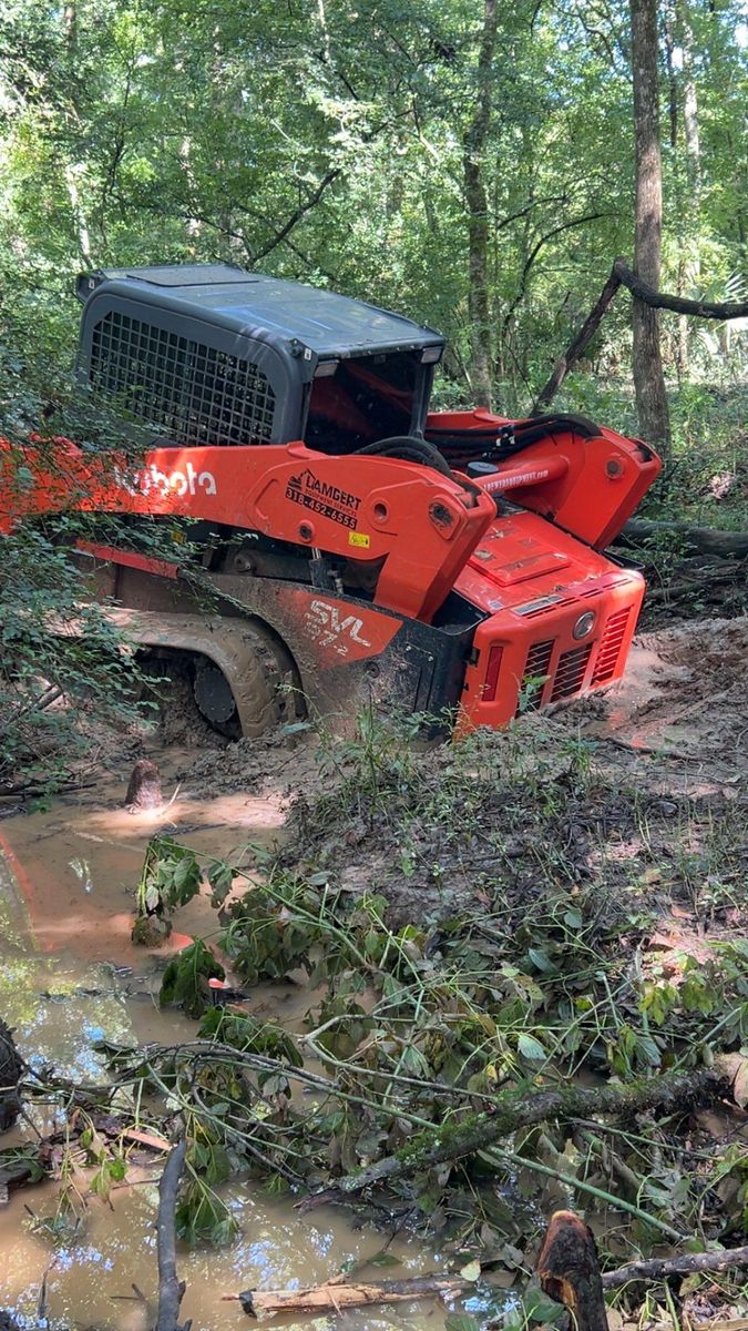 Skid Steer-Excavator-Dozer Services for Lambert Equipment Services in Hessmer, LA
