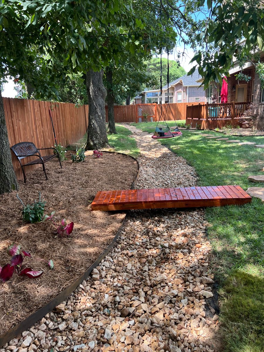 Landscape Design and Installation for Hydrologic Designs LLC in Rogers, AR