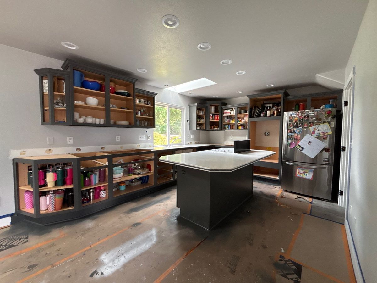 Kitchen and Cabinet Refinishing for AFP Painting LLC in Castle Rock, WA