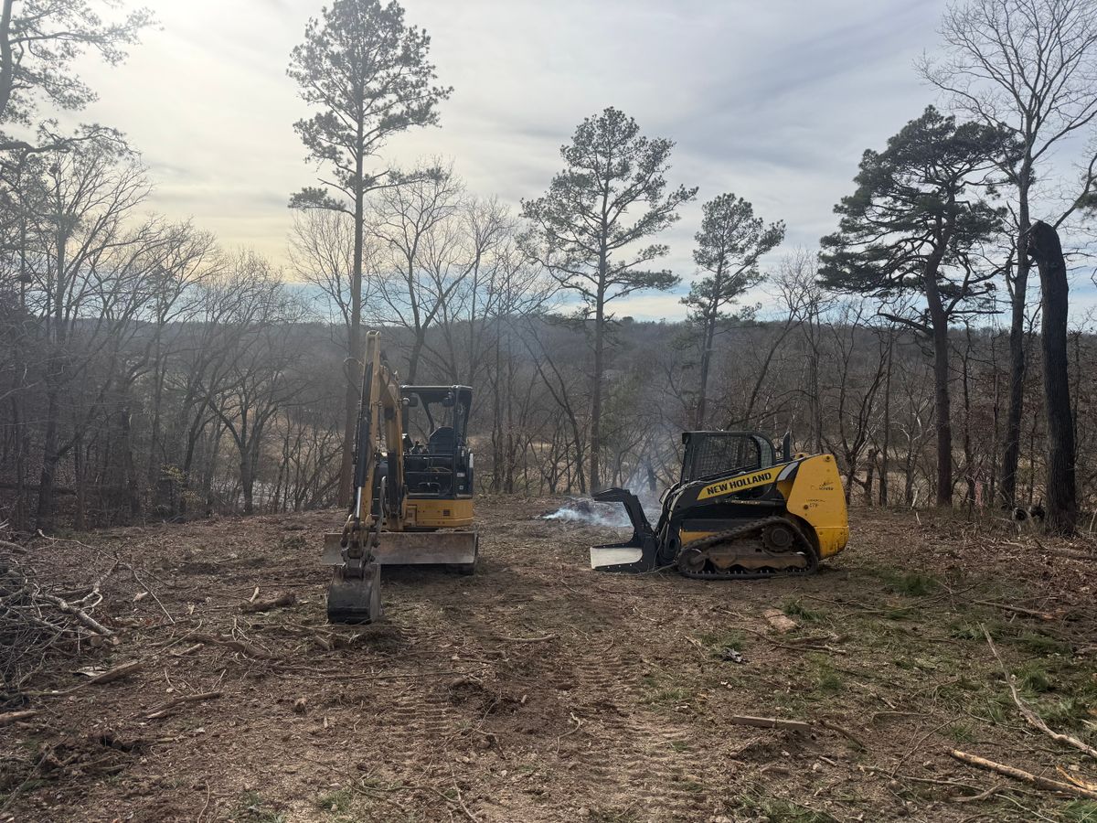 Land Clearing for Boyd Septic & Utility LLC in West Fork, AR