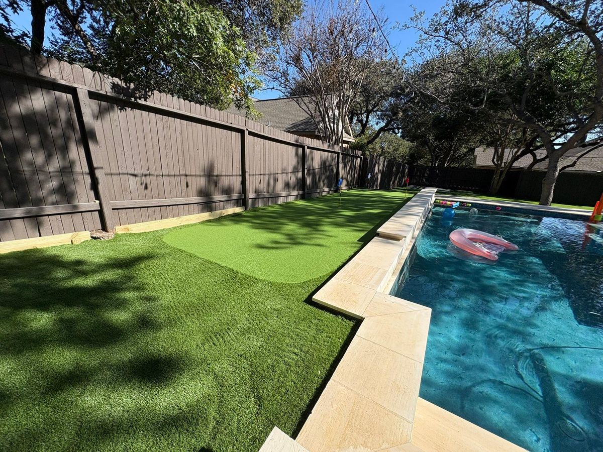 Turf Installation for Creative Edge Co. in San Antonio, TX