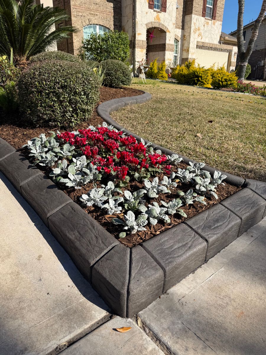 Landscaping for Texas Curb N Borders in Houston, TX