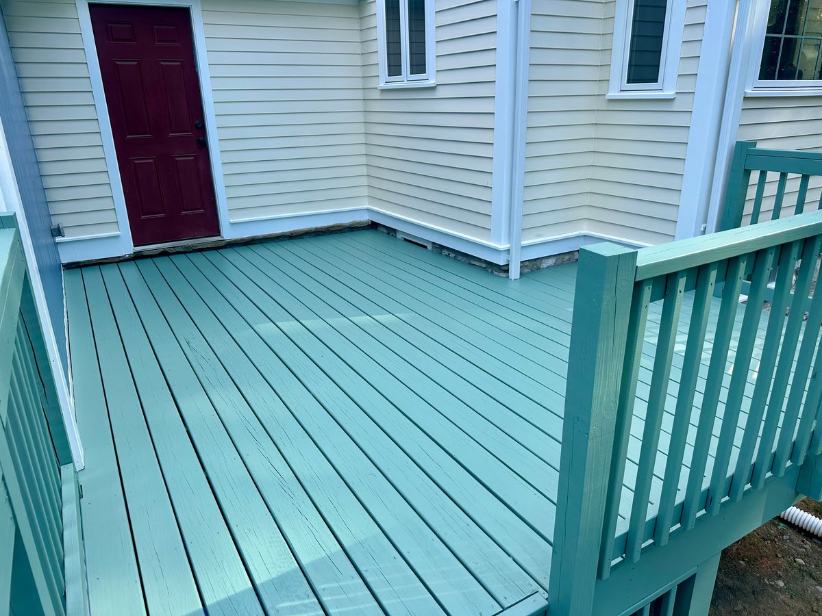 Deck Staining for Elite Pro Painting & Cleaning Inc. in Worcester County, MA