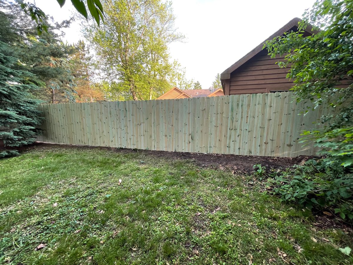 Residential Fence Installation for 5-Star Fencing in McHenry, IL