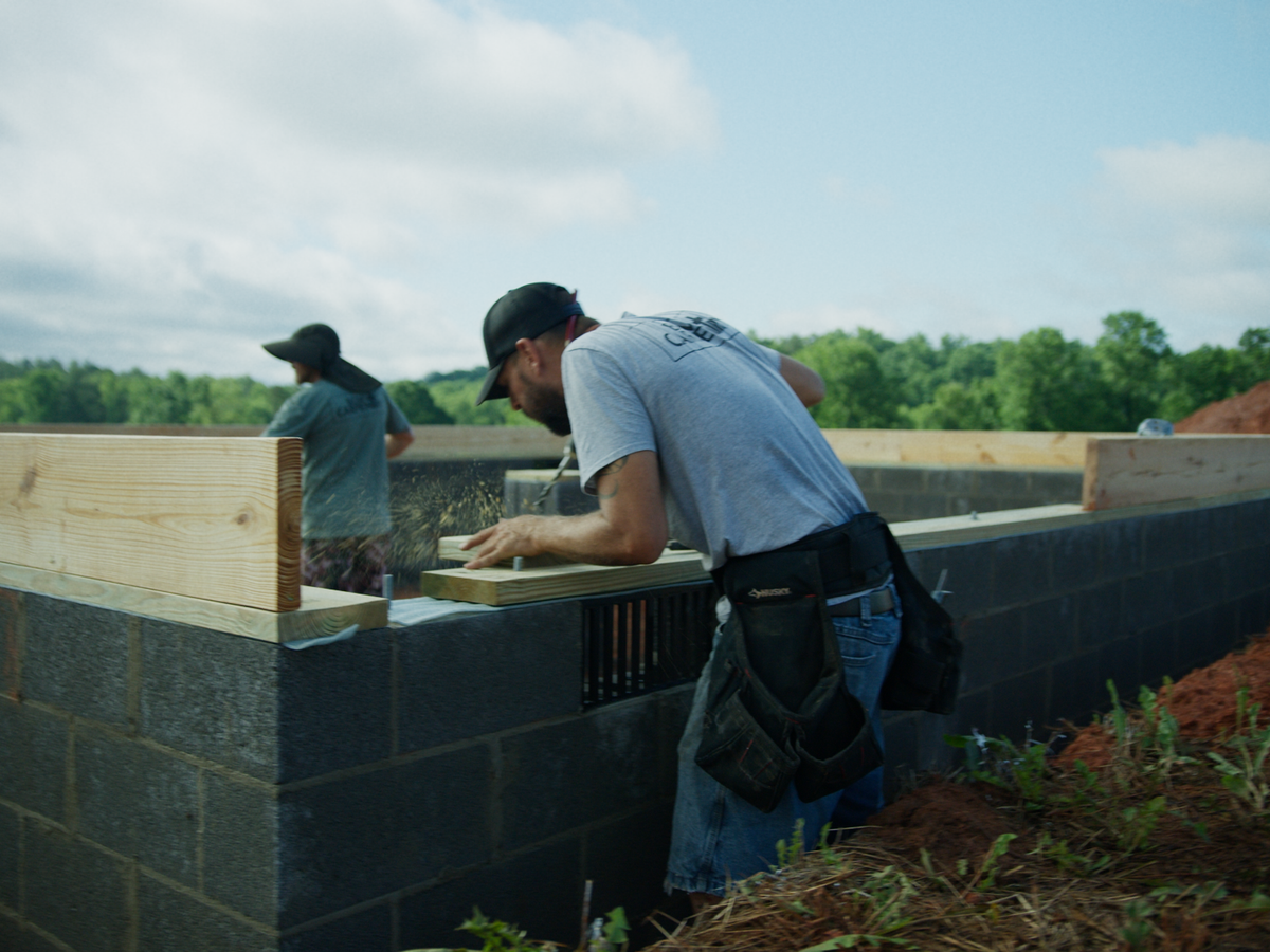 Timber Framing for BCM Carpentry in Morganton, NC