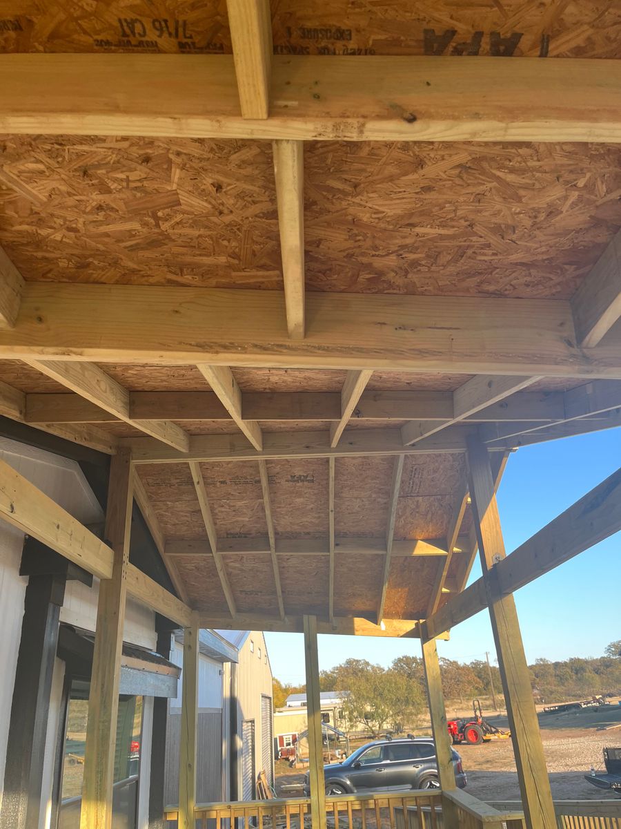 Wooden Beams for BAKER Carpentry in Joshua, TX