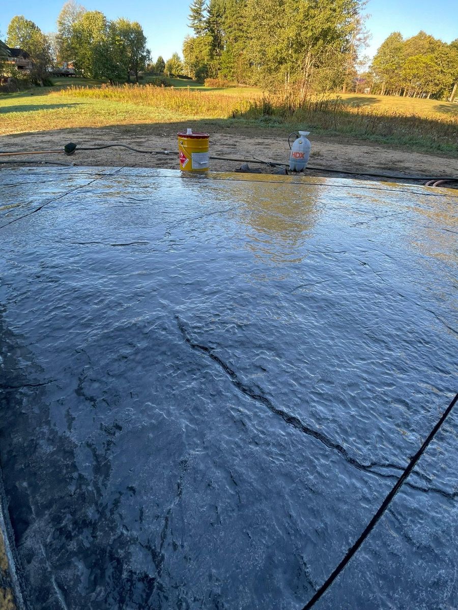 Concrete Slab Construction for STS Custom Concrete in Butler County, PA