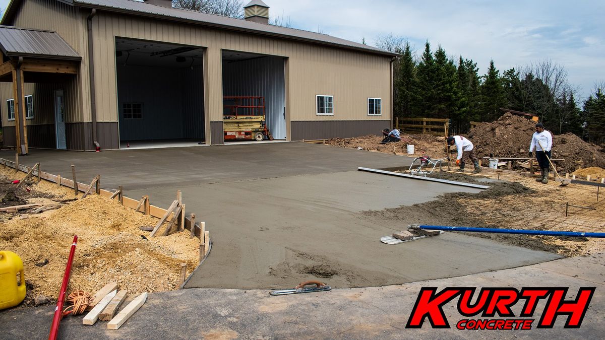 Sidewalk Installation for Kurth Concrete in Hebron, IL