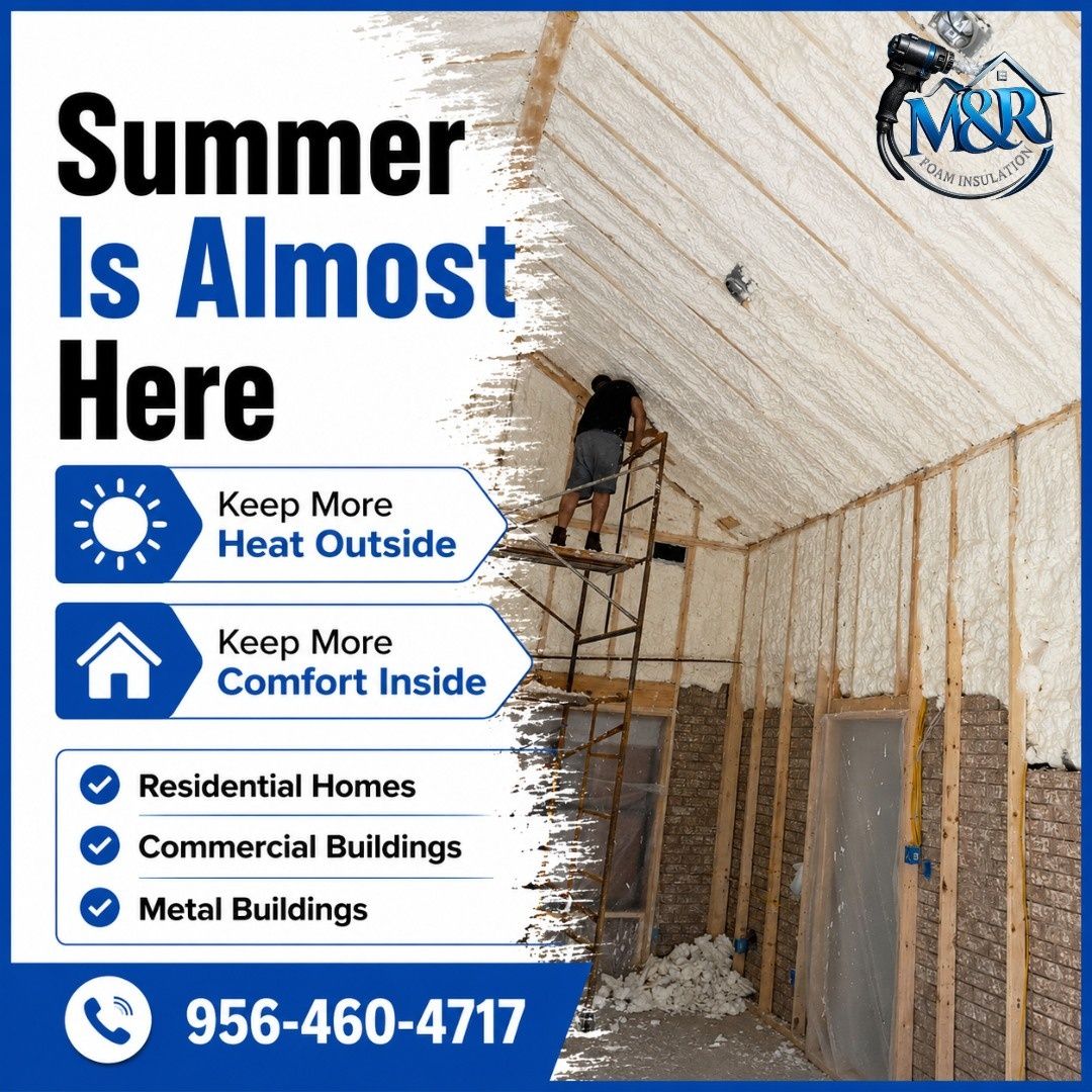 Spray Foam Insulation (Closed Cell) for M&R Foam Insulation in San Juan, TX