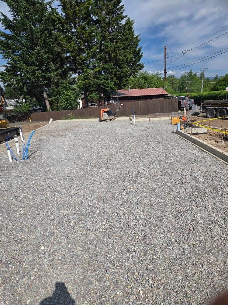 Site Grading for Bull Mountain Stoneworks & Excavation in Kalispell, MT