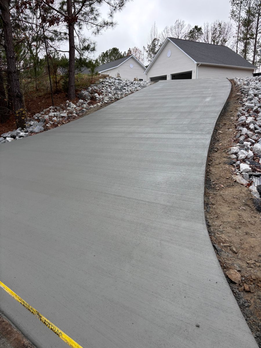 Excavation for Baer & Sons Concrete in Greenwood County, SC