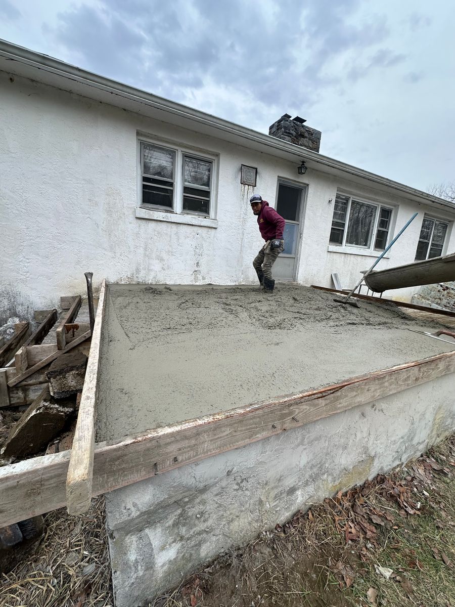 Patio Design & Installation for GV Concrete LLC in Cherry Hill Township, NJ
