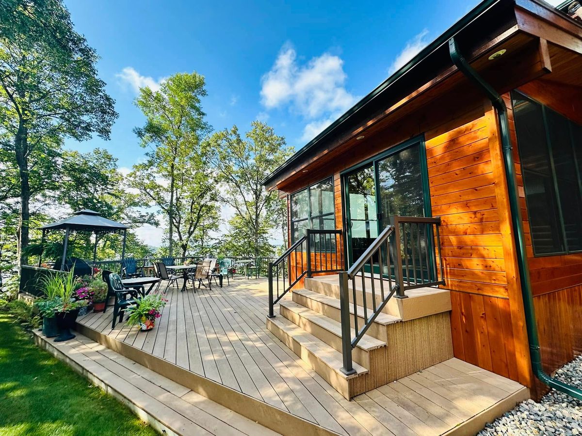 Log Home Refinishing for Mr. Mole's Painting in Bemidji, MN