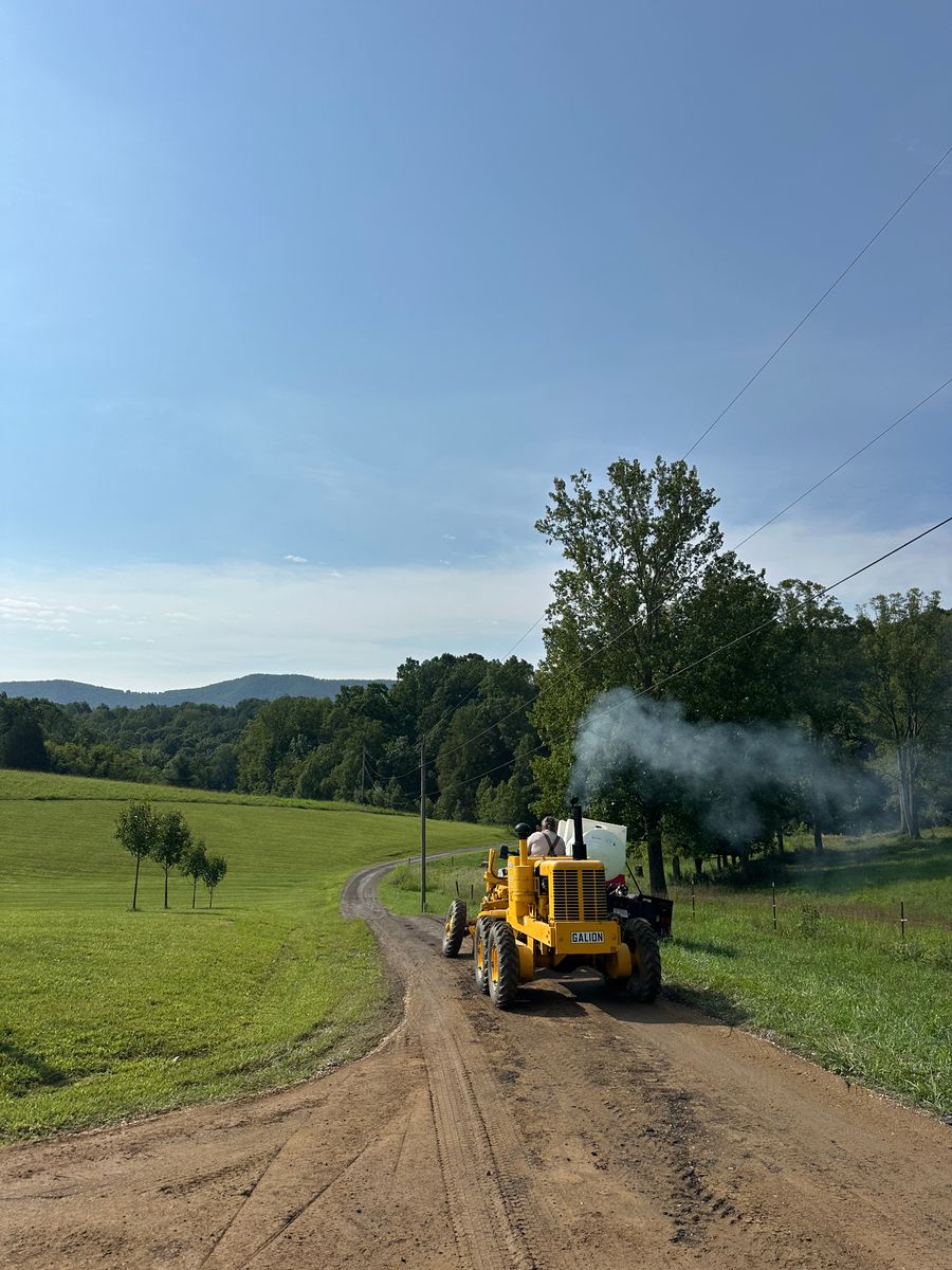 Grading for James R Carter Paving in Roanoke, VA