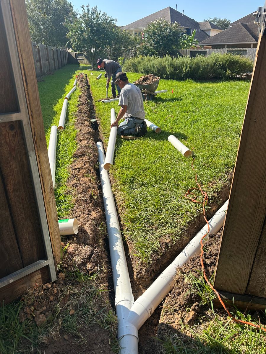 Drainage for Texas Curb N Borders in Houston, TX