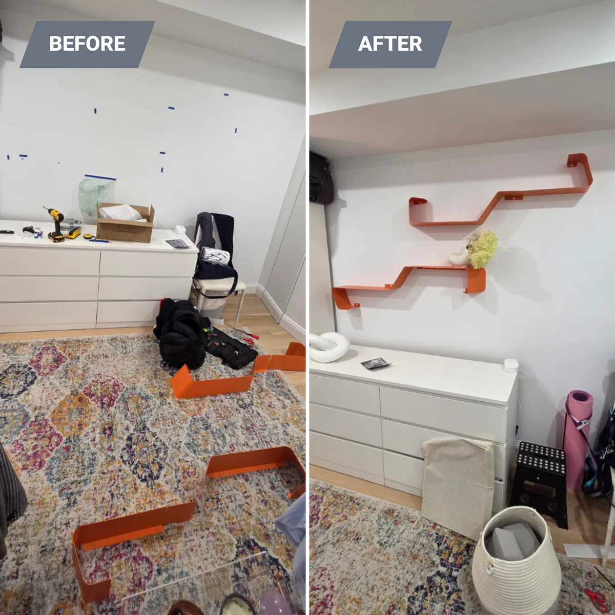 Shelf Installation for Damon Handyman in Manhattan, NY