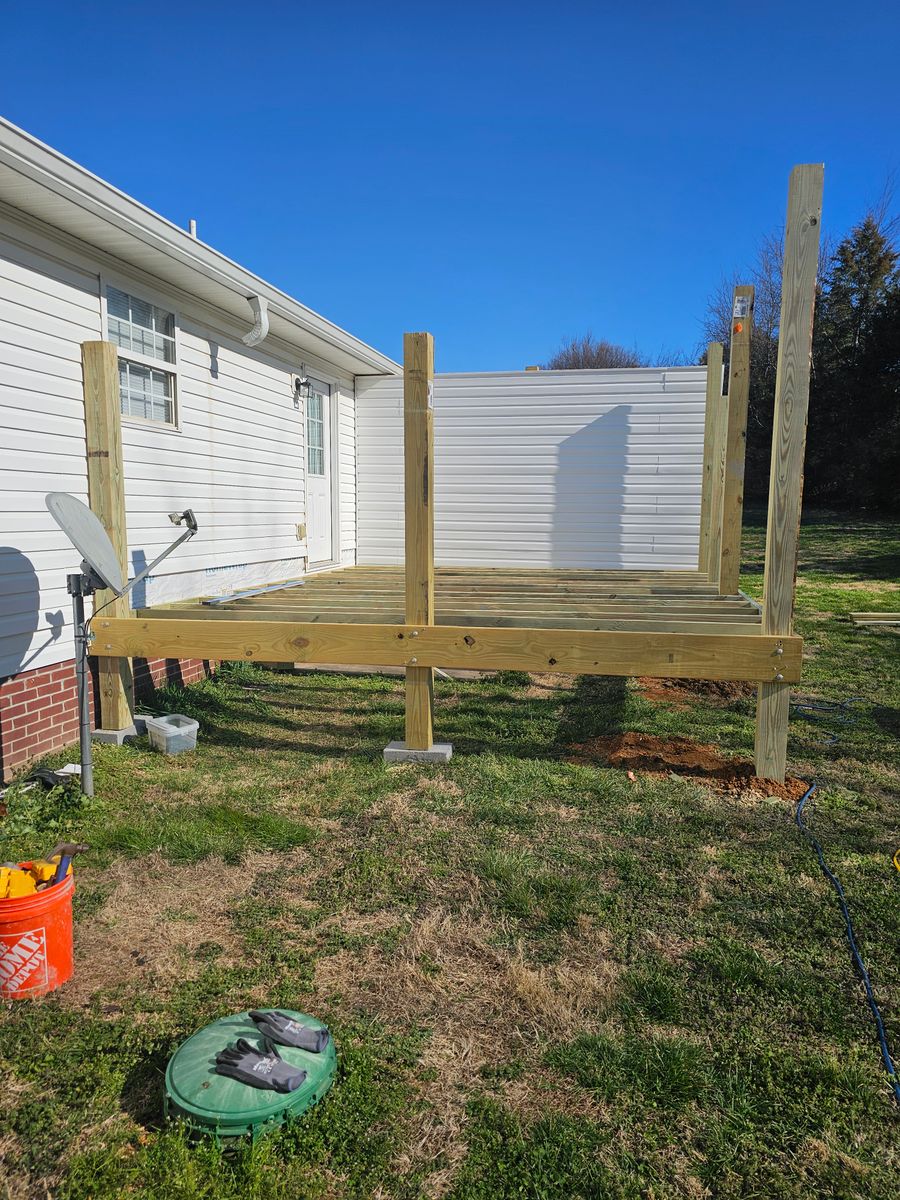 Decking for A&D Home Improvements in Cleveland, TN