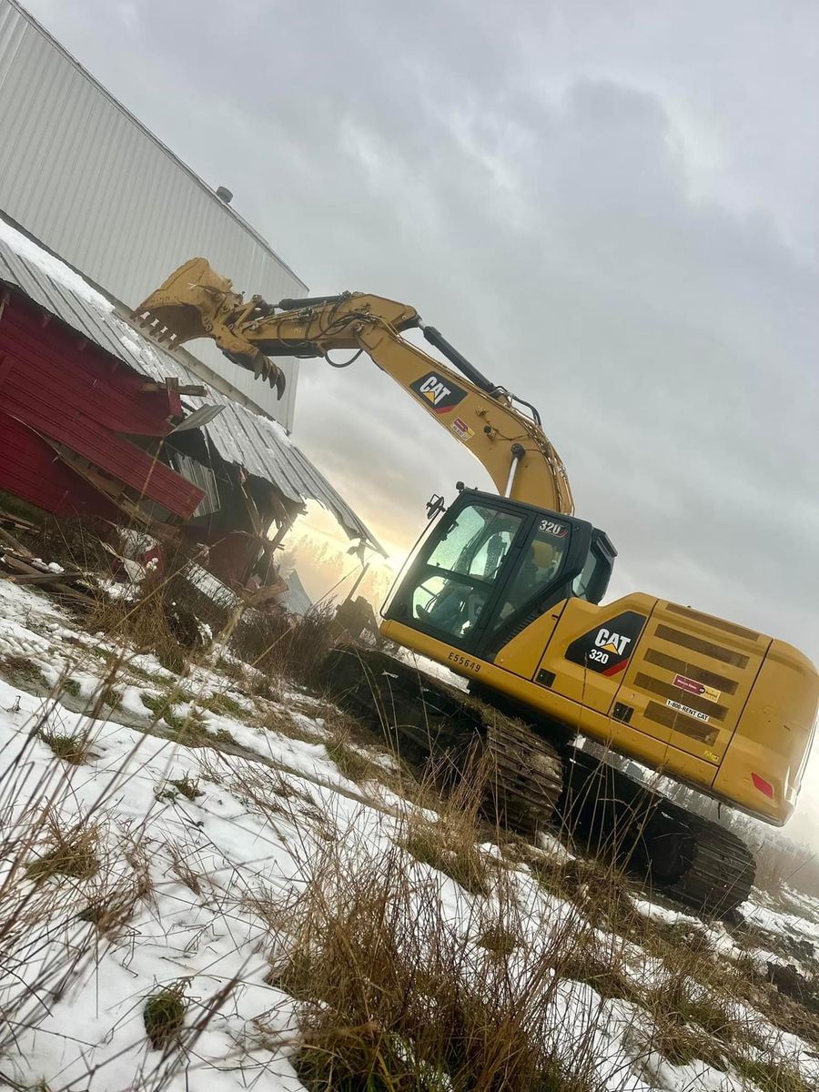 Demolition for Collins Constructors in Fyffe, AL