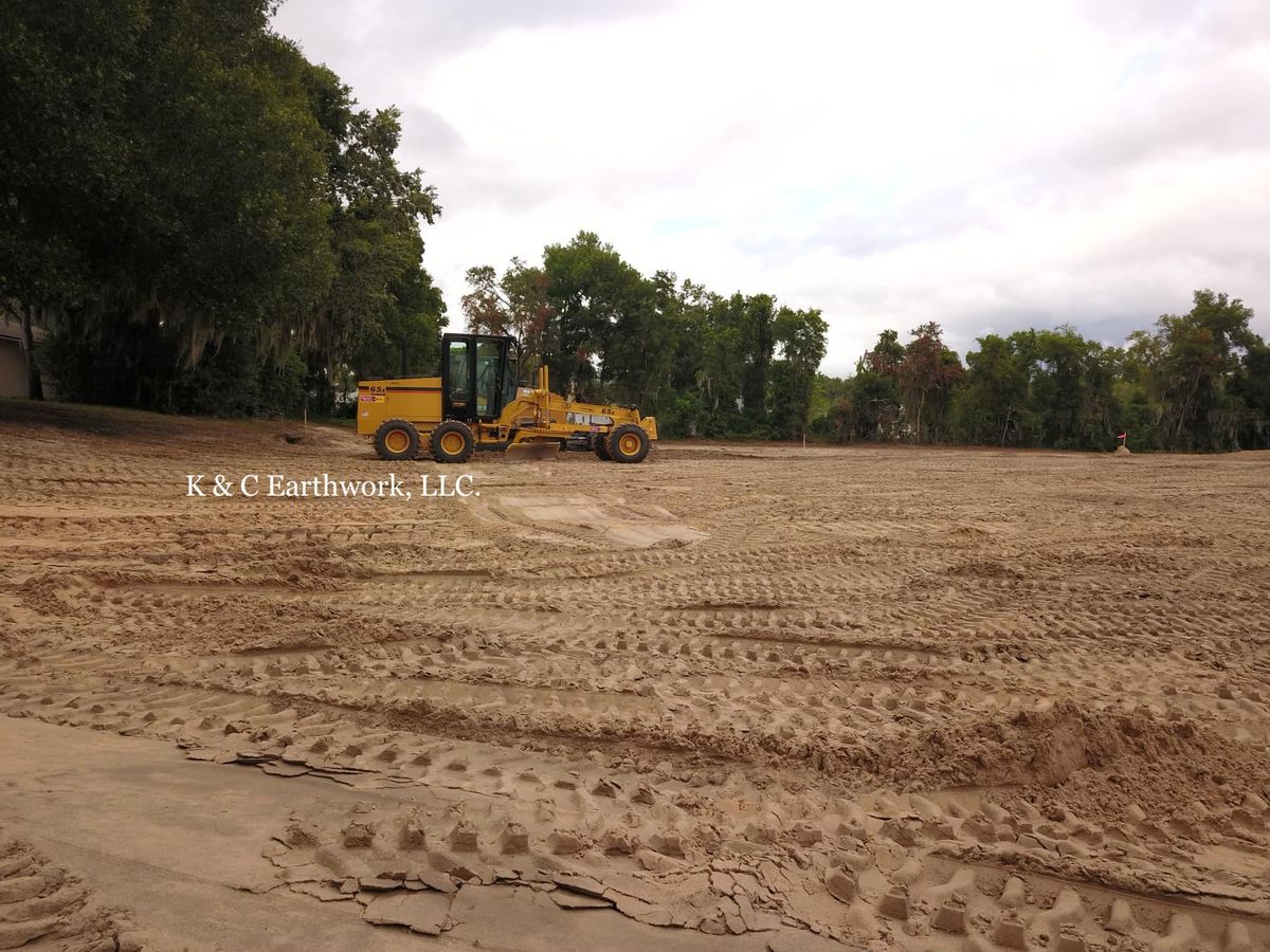 Site Preparation for K & C Earthwork LLC in Lakeland Highlands, FL