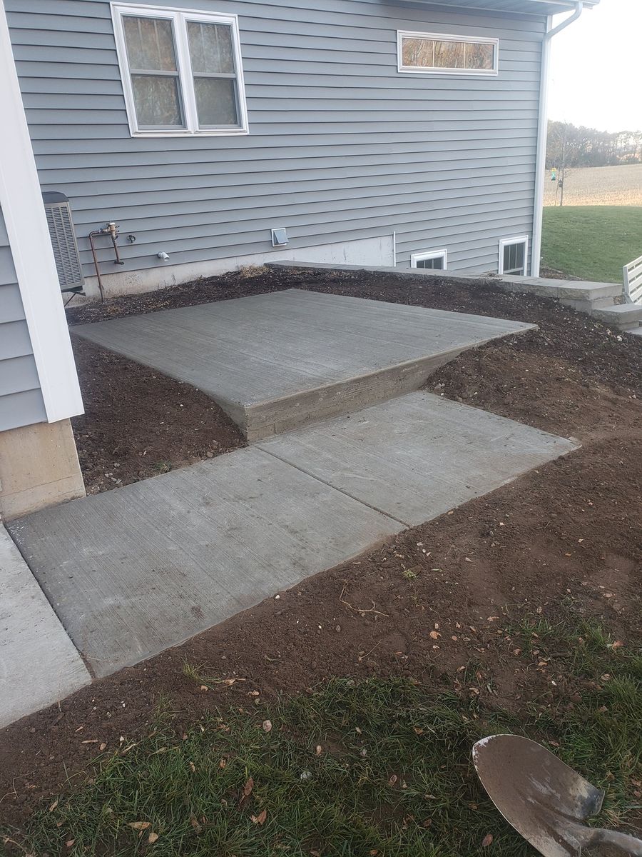 Concrete Slab Construction for J's Concrete in Houston County, MN