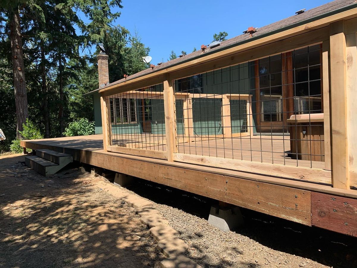 Deck & Awning Installation for Lawless Construction in Dallas,, OR