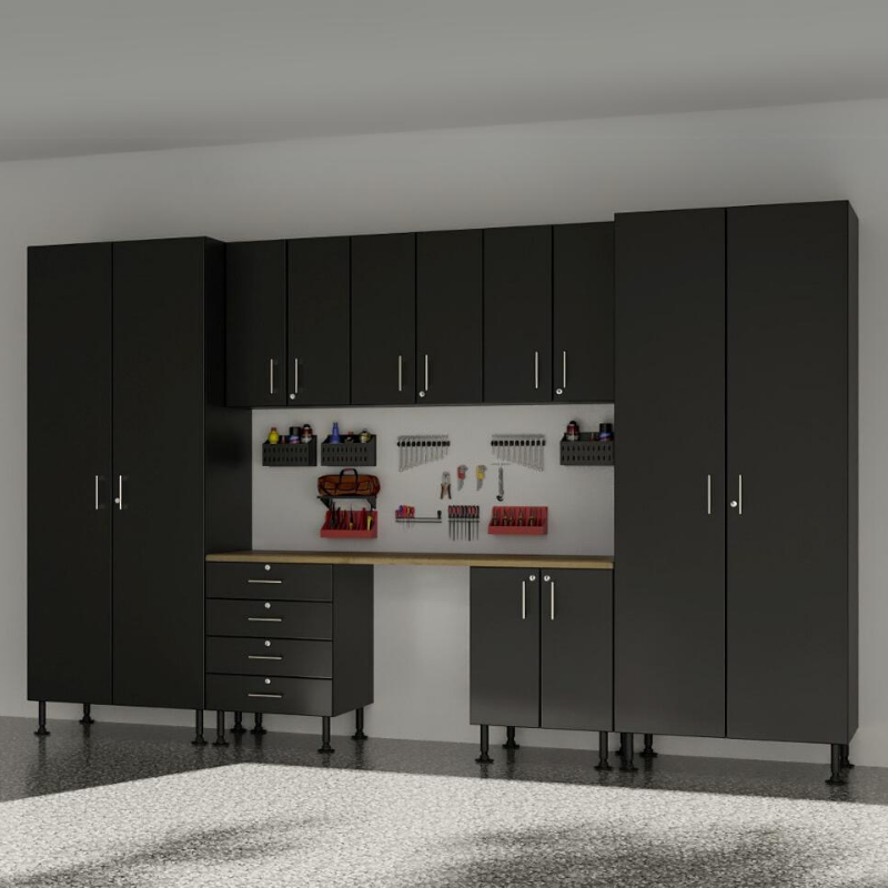 Garage Cabinet Installs for Drury Concrete Coatings in St. Charles, MO