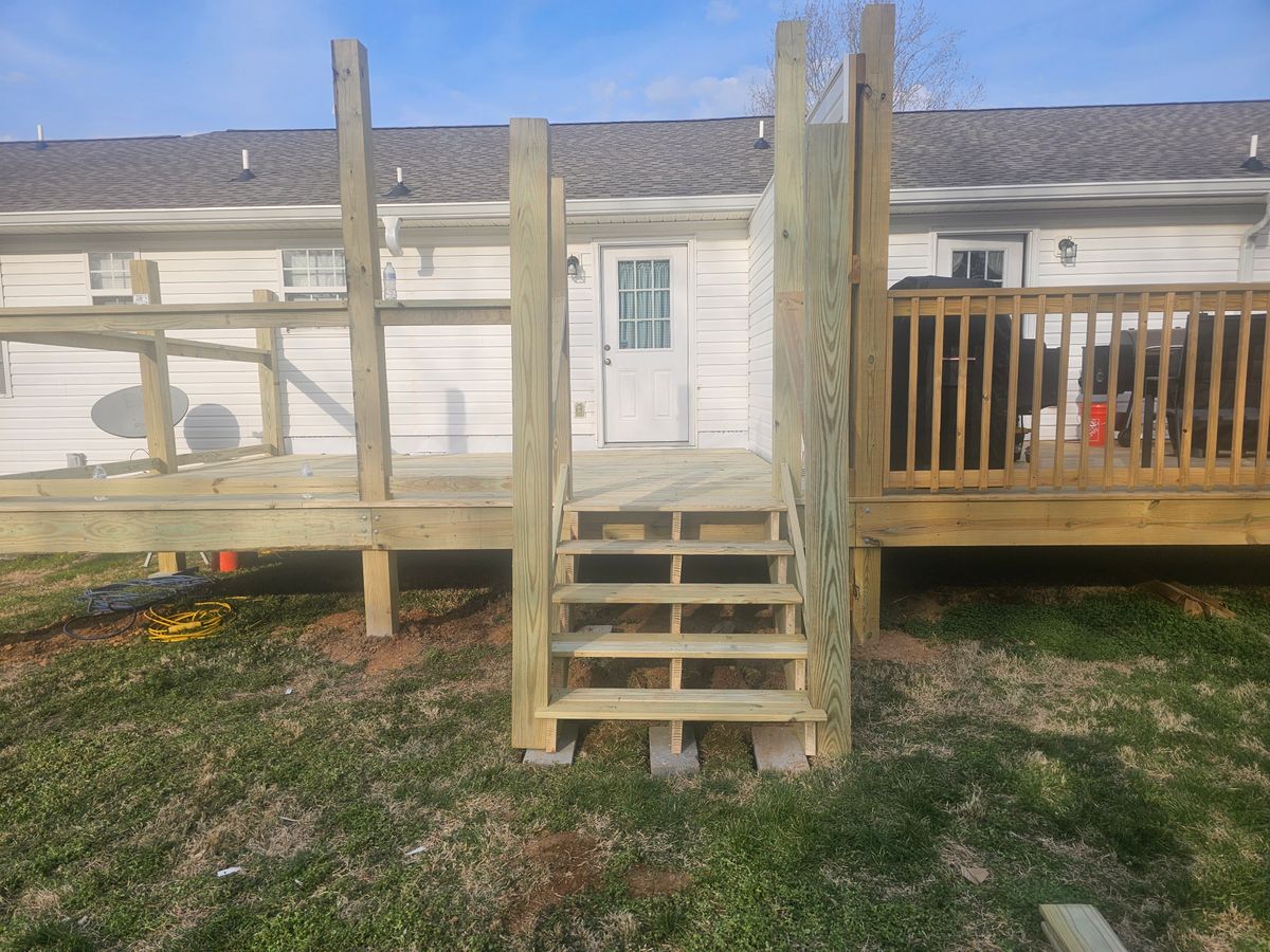 Decking for A&D Home Improvements in Cleveland, TN