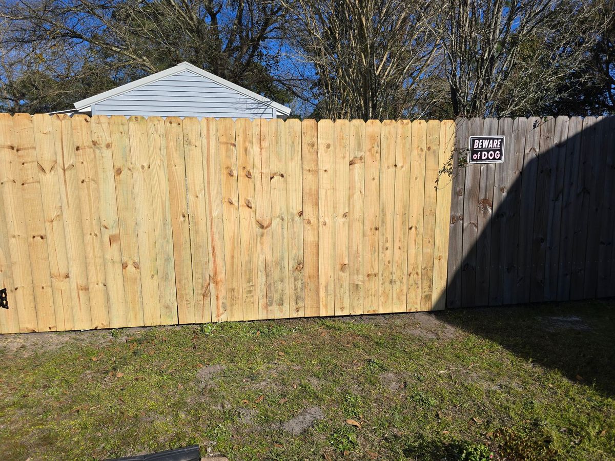 Fence Installation for Phillips Fencing Solutions in Pensacola, FL