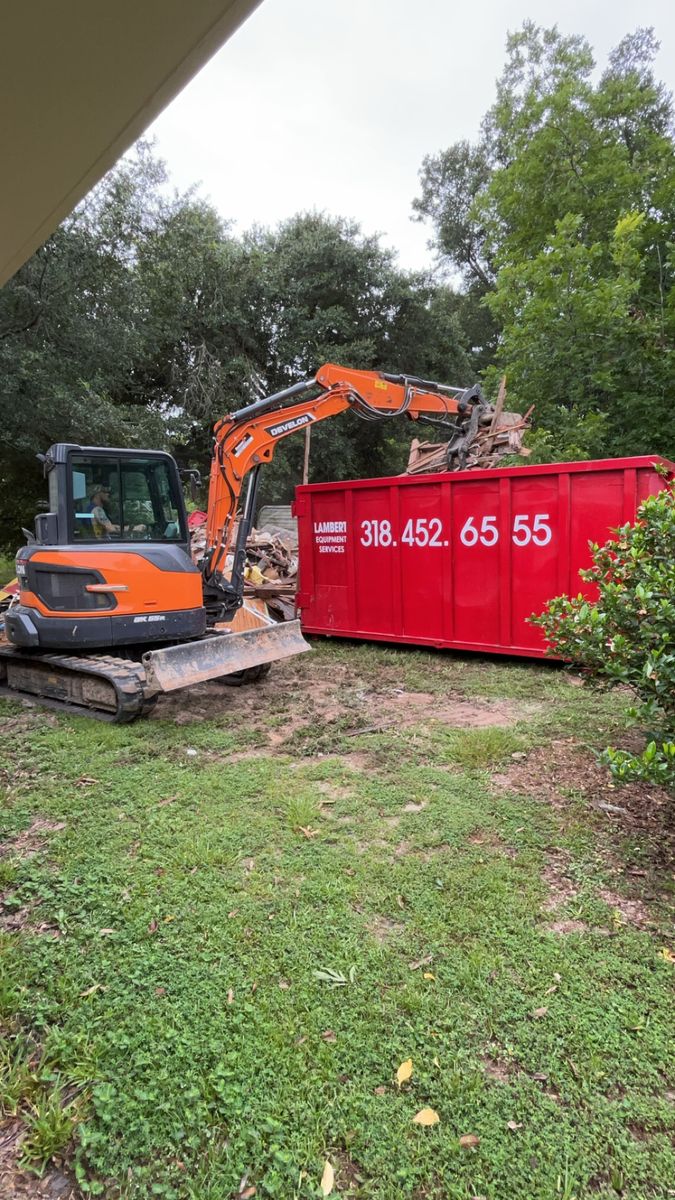 Skid Steer-Excavator-Dozer Services for Lambert Equipment Services in Hessmer, LA