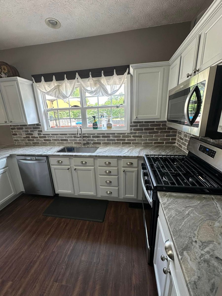 Kitchen Renovation for Custom Remodeling Services LLC in Sharpsburg, GA