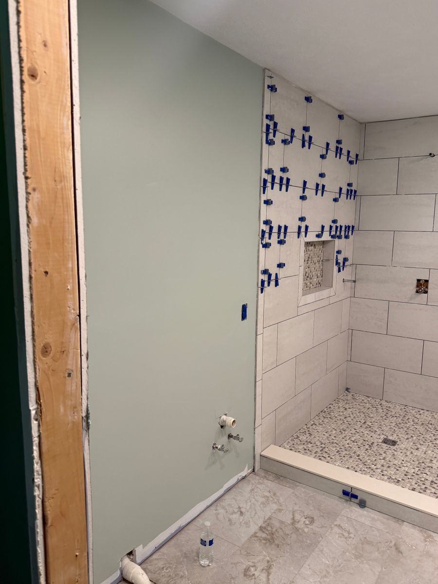 Bathroom Renovation for Landmark Construction in Elkhart, IN