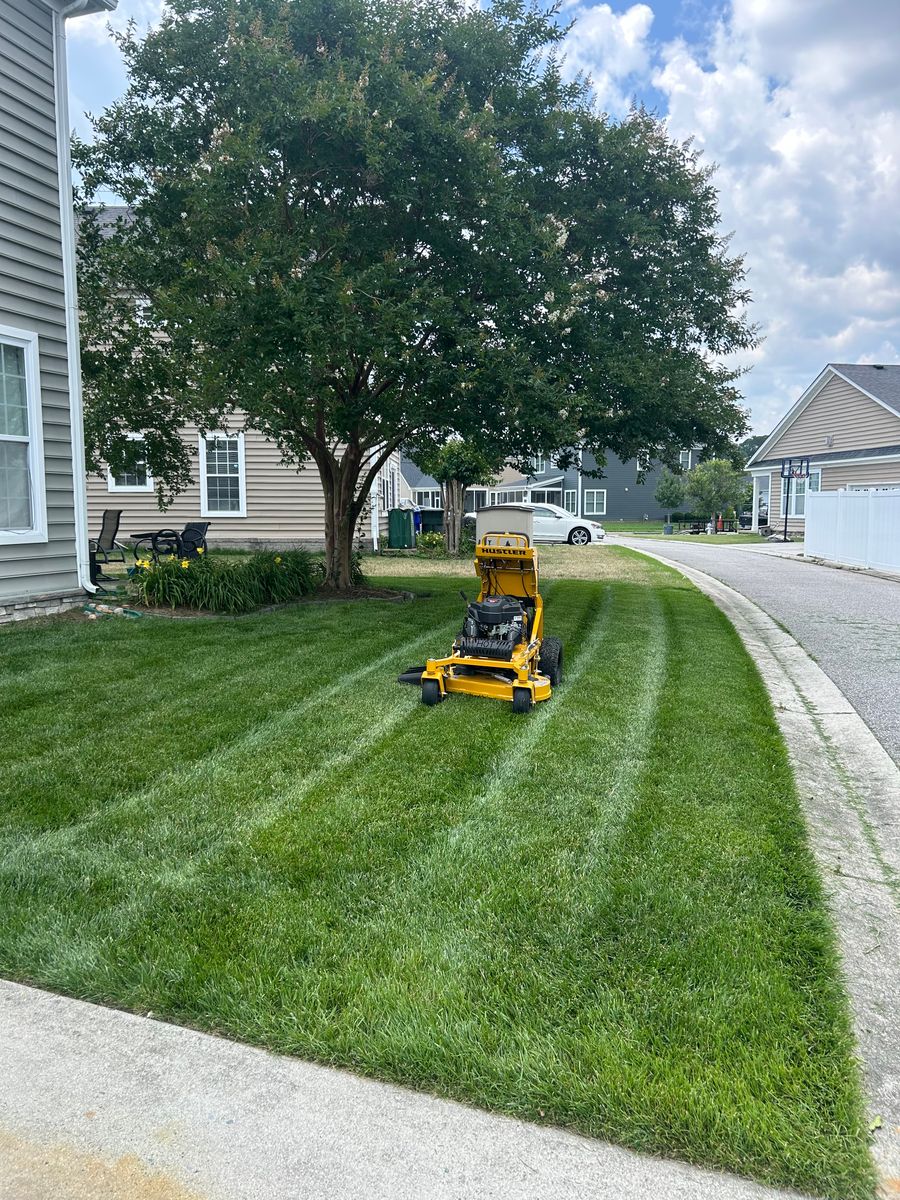 Lawn Mowing for Quinten's Landscaping and Exterior Services LLC in Chesapeake, VA