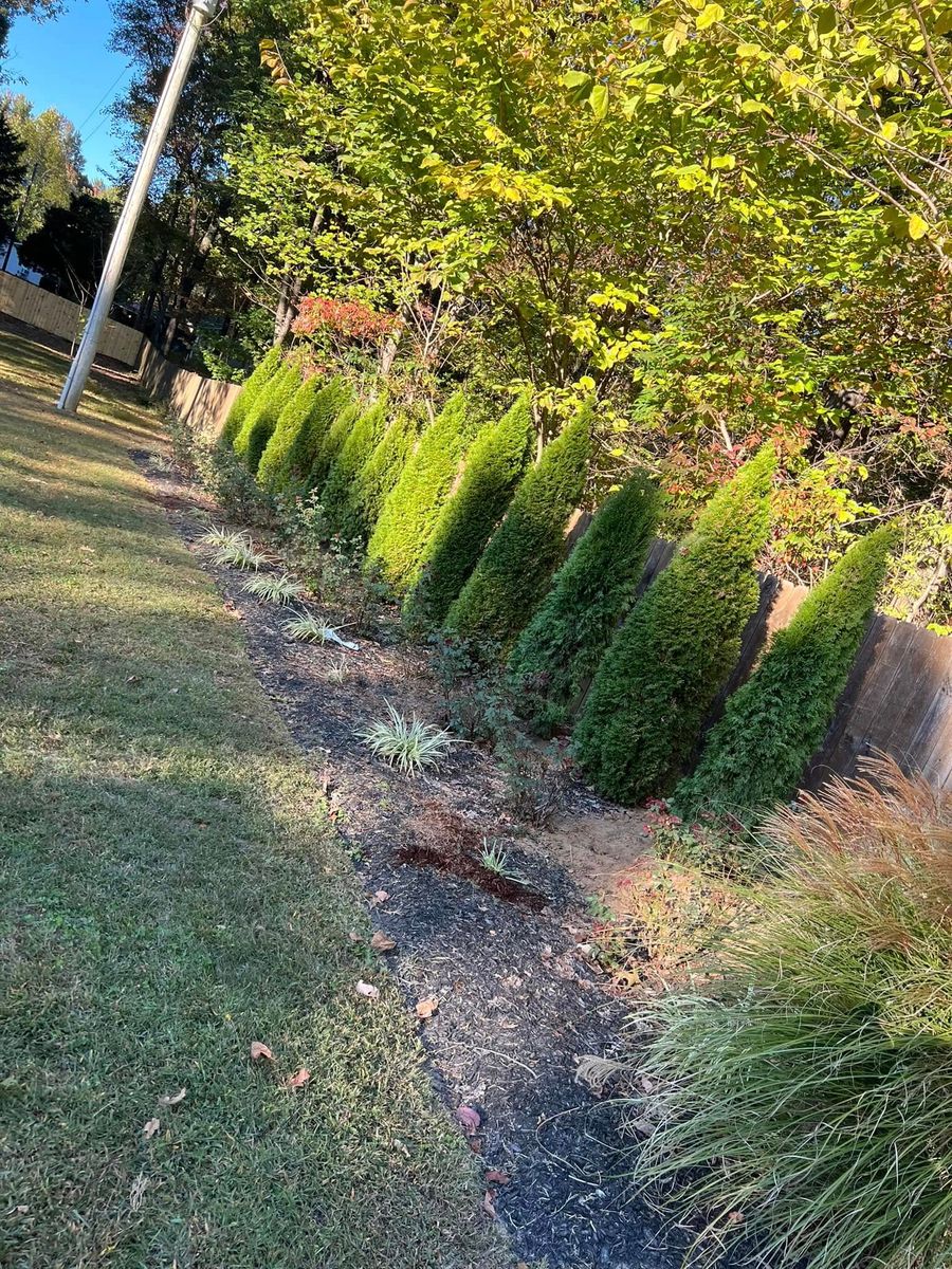 Landscape Installation for Elrod’s Lawn Care and Landscape in Portland, TN