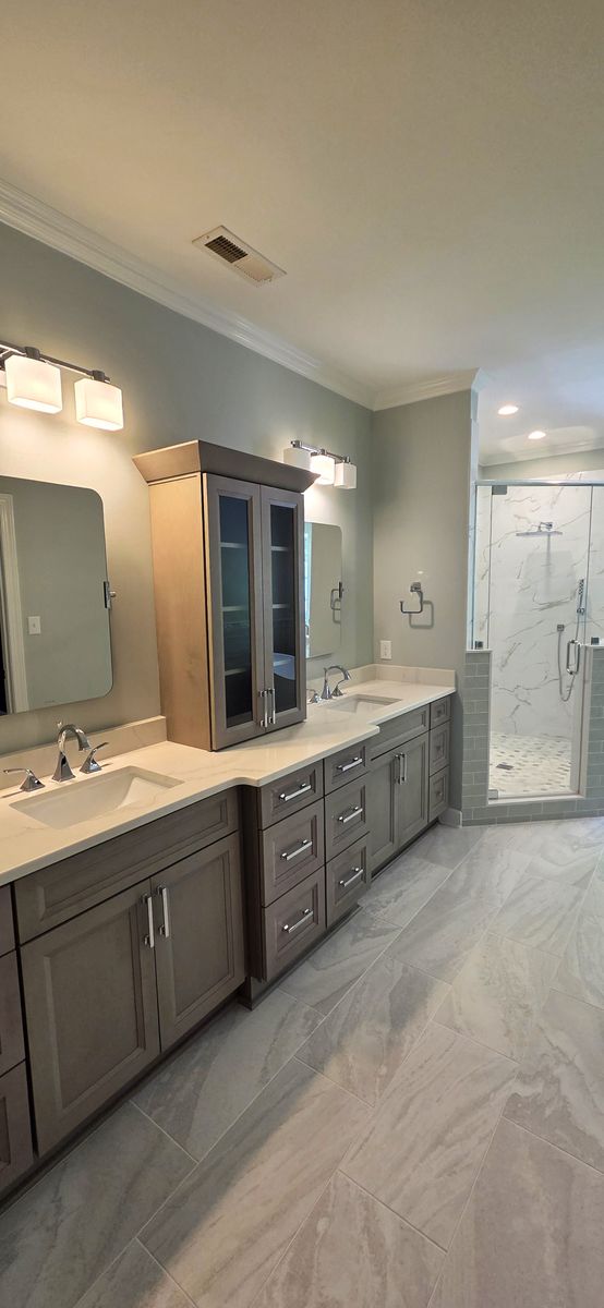 Bathroom Renovation for Wind Rose Construction in Raleigh, NC