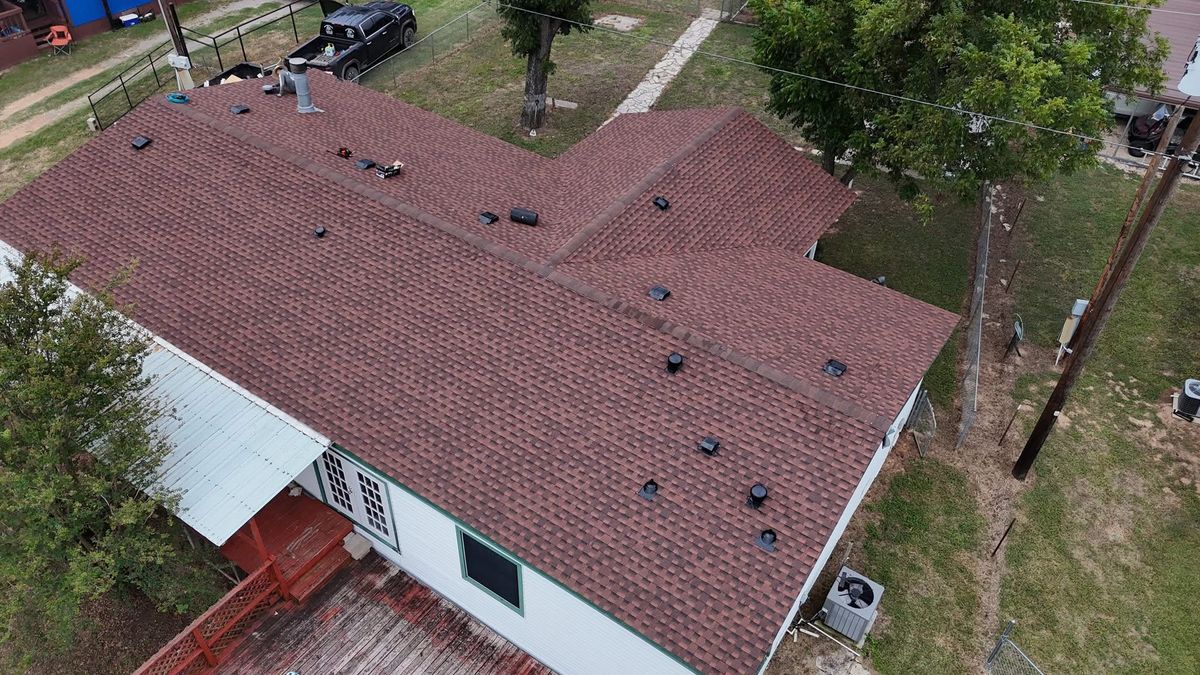 Roof repairs for Barcenas Roofing & Remodeling in San Saba, TX