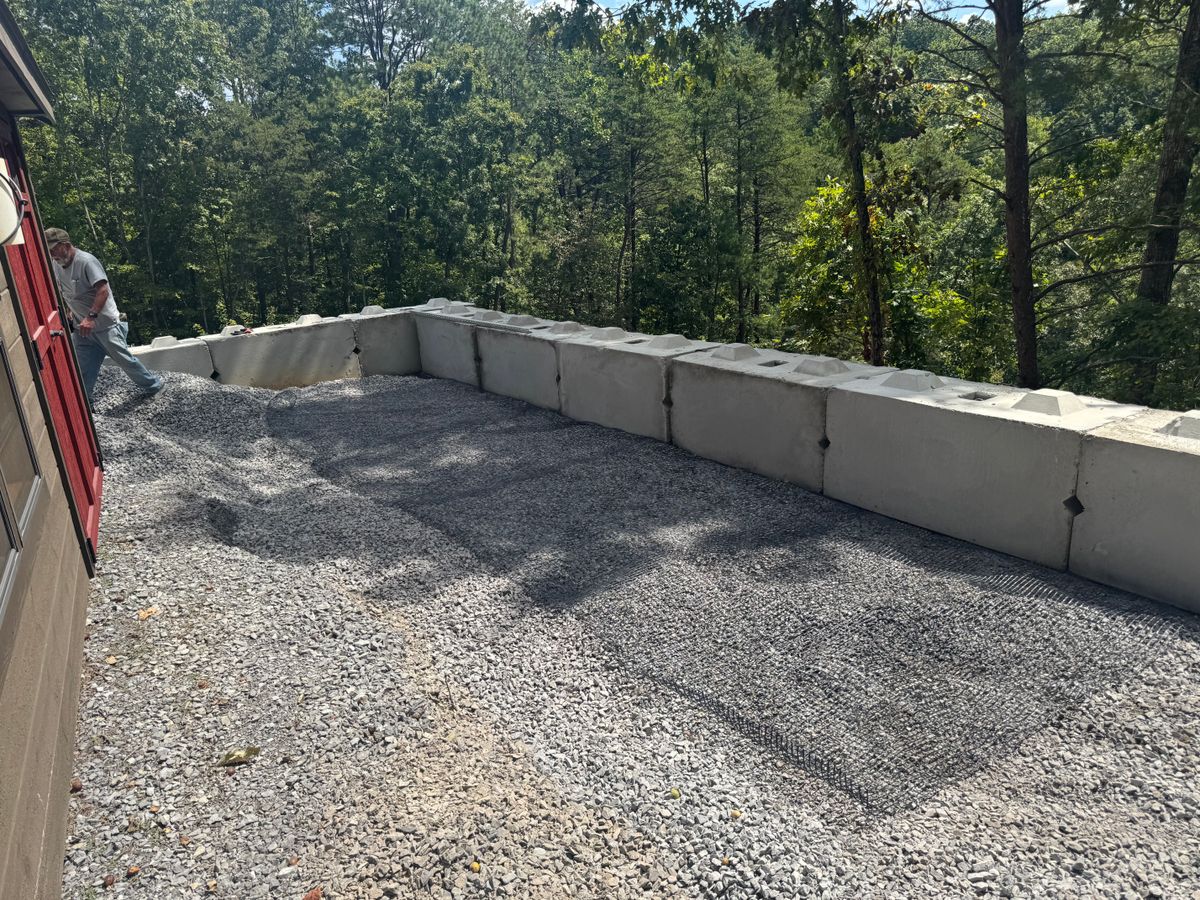 Retaining Walls for Grayson Groundworks in Sevierville, TN