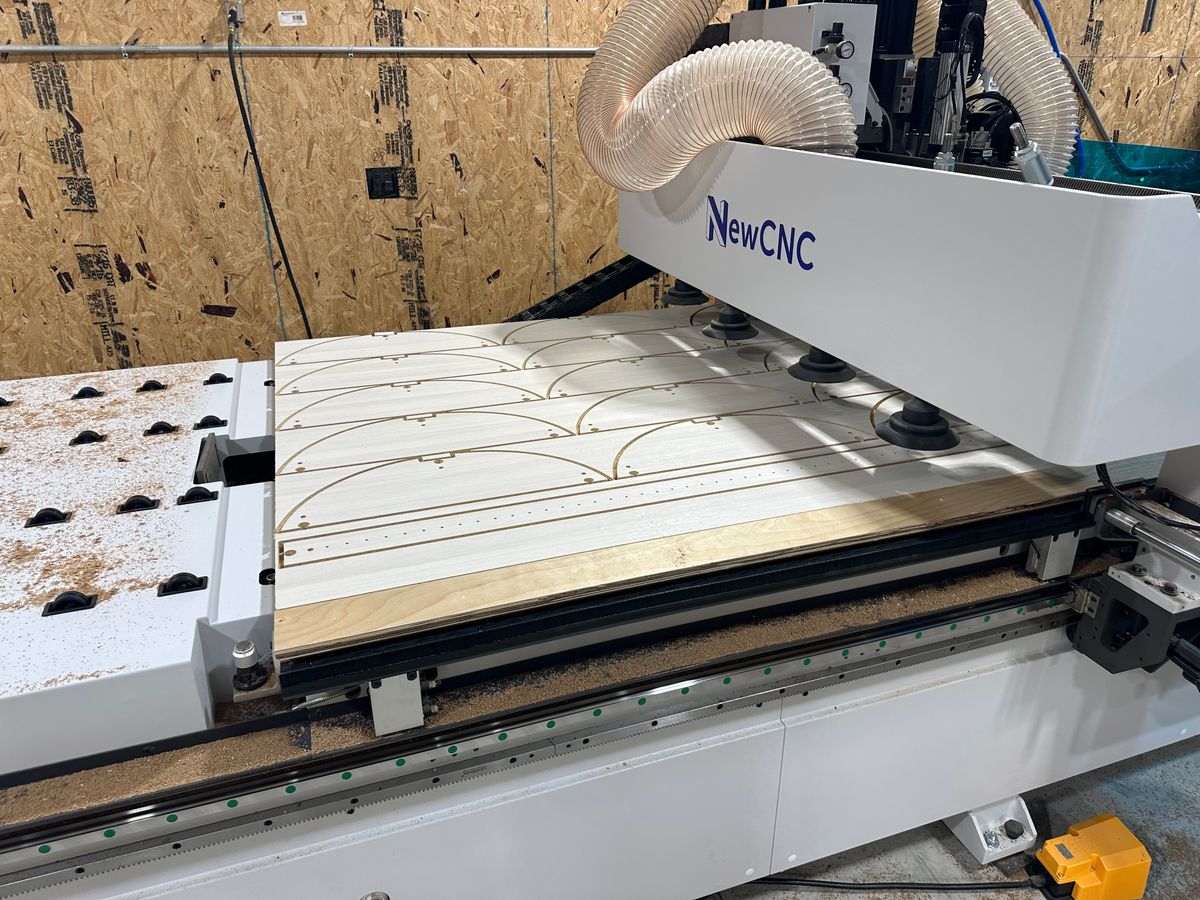 CNC cutting service for Cabinet parts and 1 pc Cabinet doors for Blair Construction & Home Improvement in St. Charles, MO