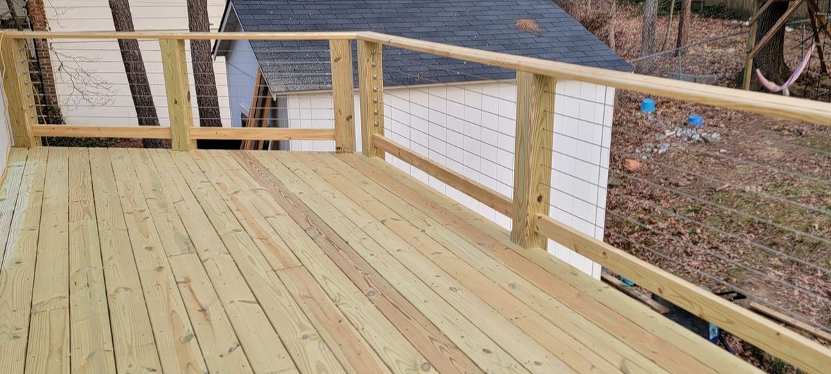 Deck & Patio Installation for N B F Handyman in Durham, NC