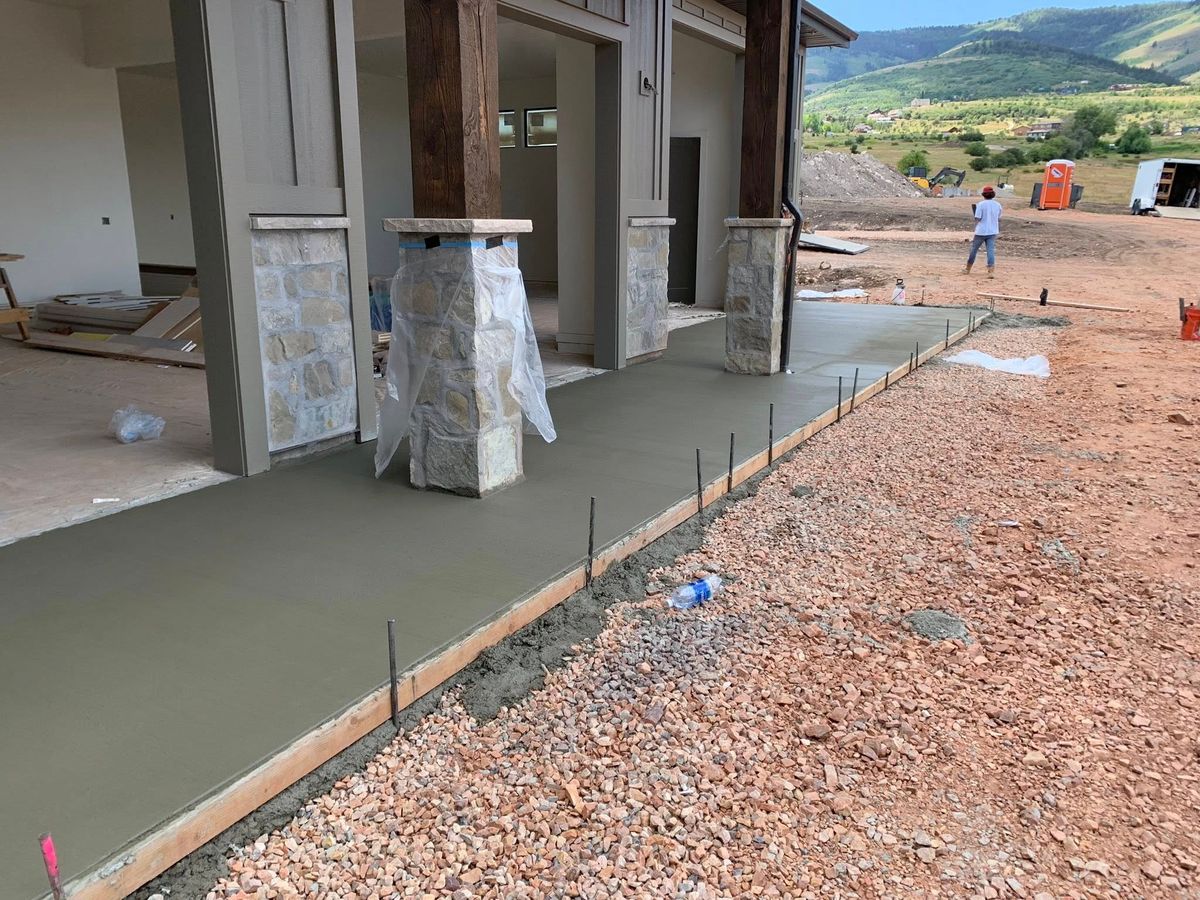 Sport Court for Diamond Peak Concrete in Garland, UT
