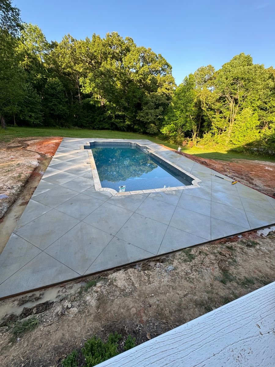Patio Design & Construction for Greenscape Solutions in Milan, TN