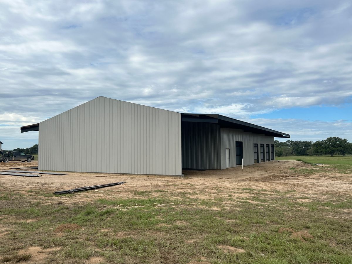 Barndominium Construction for 292 Construction LLC in Gonzales County, TX