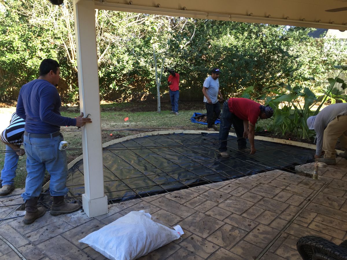 Pool Remodels for Texas Curb N Borders in Houston, TX