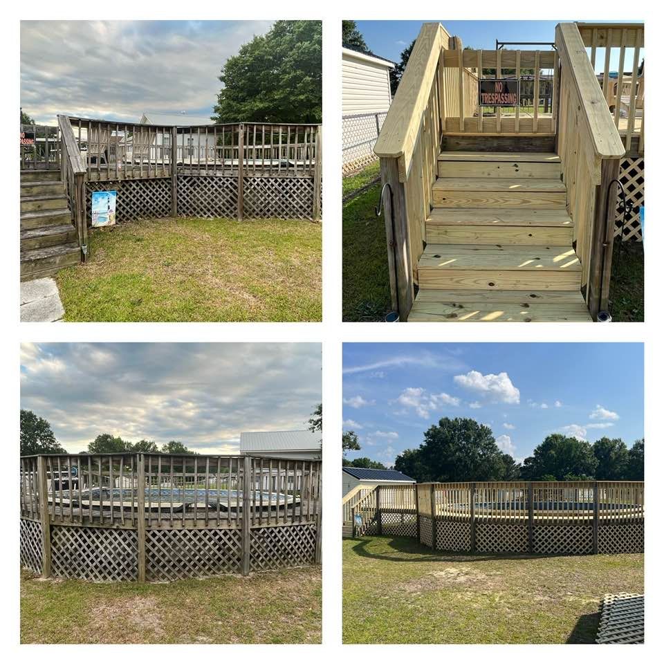 Deck And Sunroom Construction for Beasley Construction Services LLC in Sanford, NC