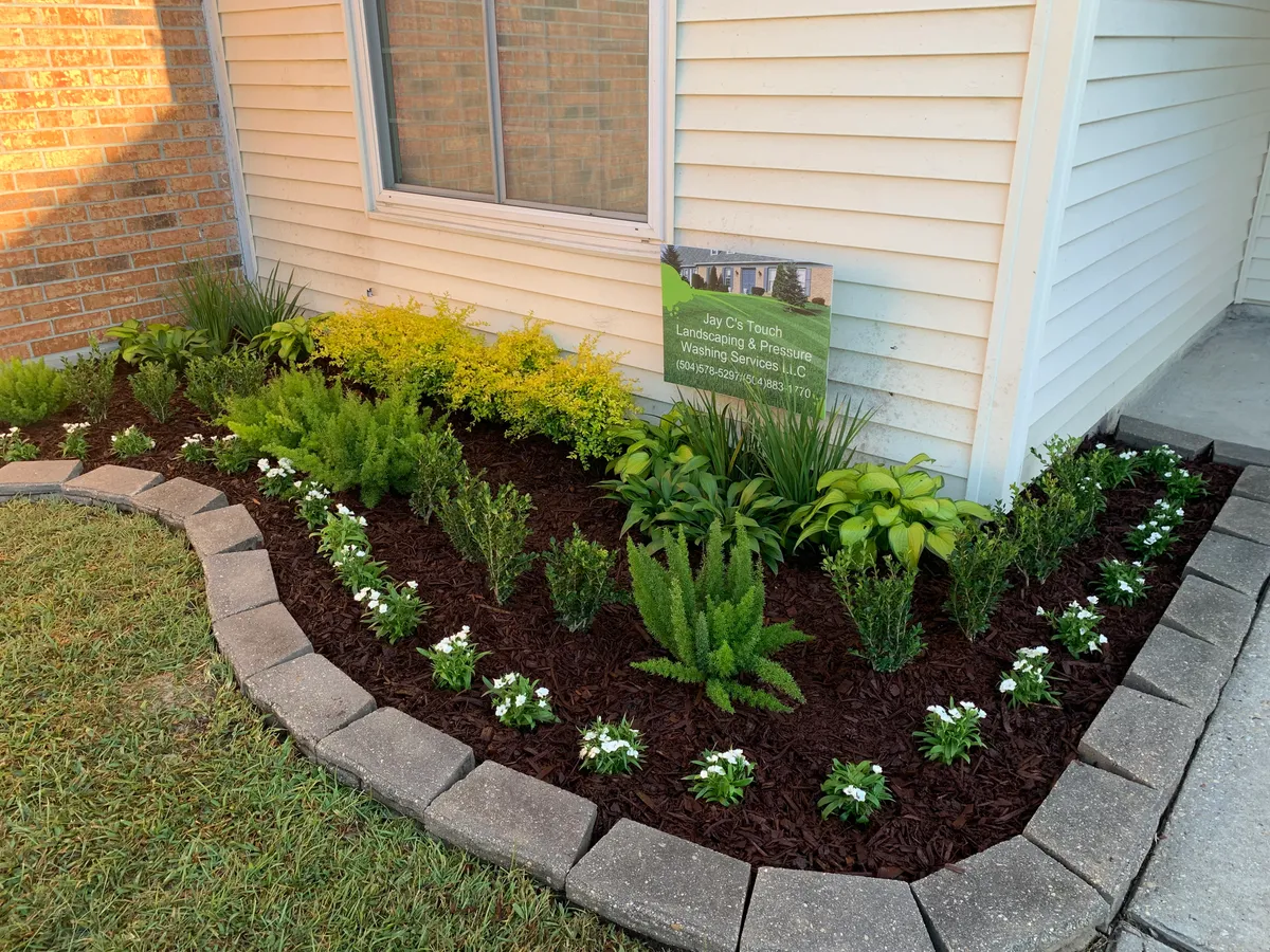 Flower Bed Installation for Jay C’s Touch Landscaping & Pressure Washing Services LLC in Marrero, LA