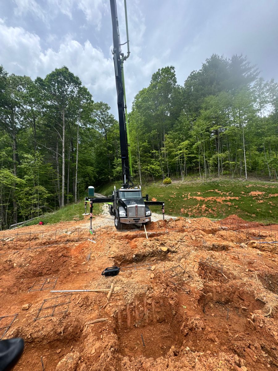 Boom Pumping for Williams Concrete Pumping in Knoxville, Tennessee