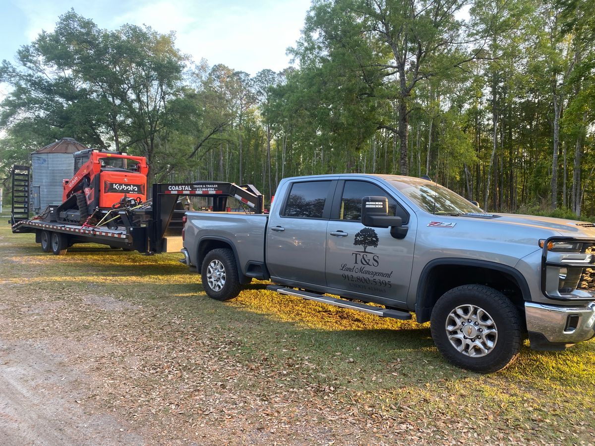 Skid Steer Service for T&S Land Management Services in Effingham County, GA