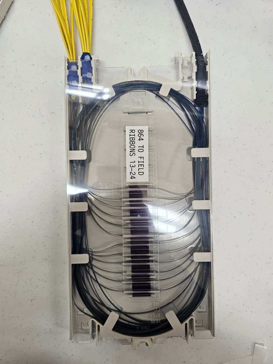 Fiber Optic Splicing for White Sands Communications & Electric in Rigby, ID