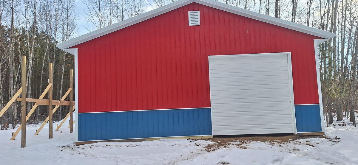 Post Frame Buildings for WEISS Construction LLC in Brainerd, Minnesota