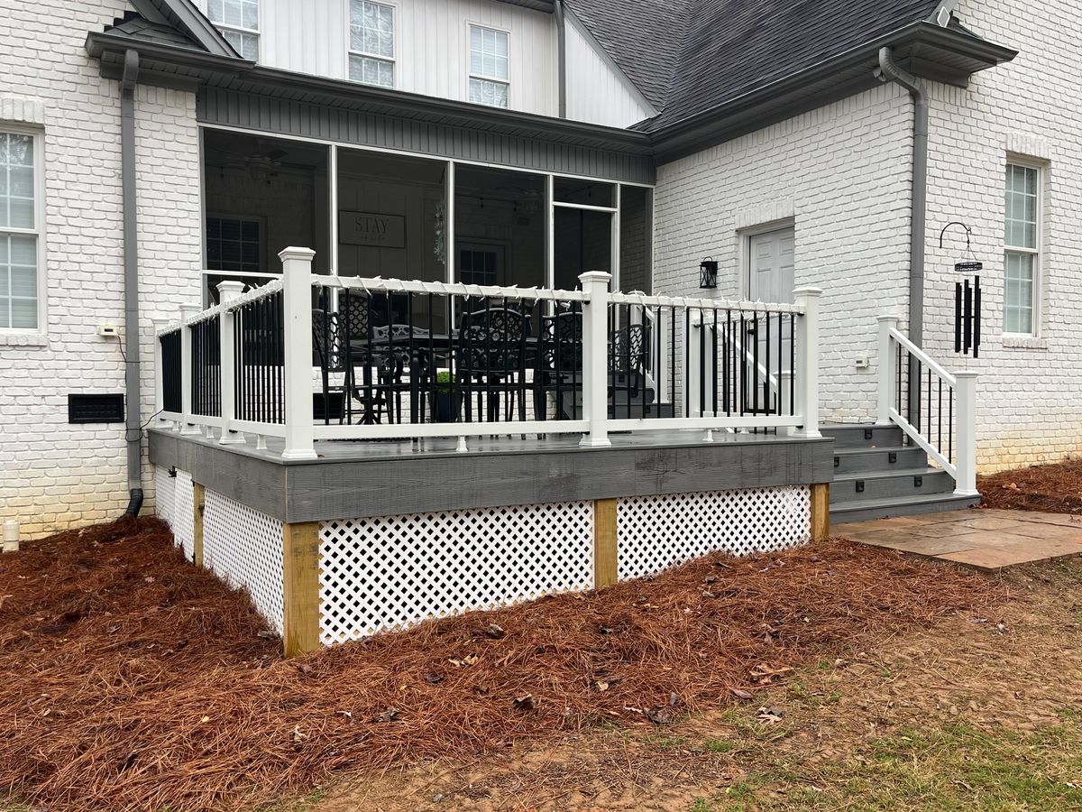 Porch Builds for Hughes Builders LLC in Greensboro, NC
