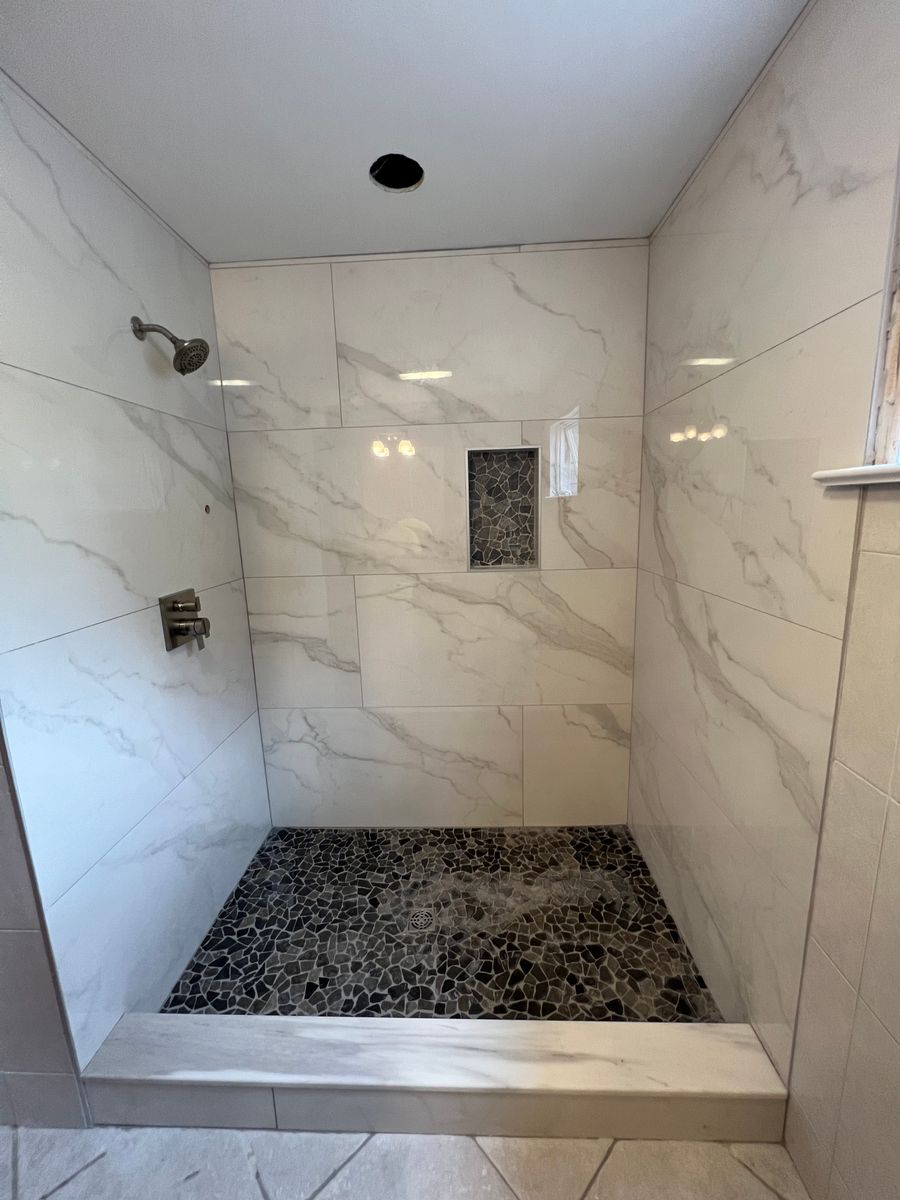 Bathroom Renovation for RMO Construction in Central Islip, New York